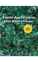 Pastor Appreciation 2020 Weekly Planner