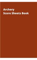 Archery Score Sheets Book