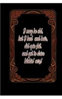 I May Be Old But I Had Cool Hair Did Epic Shit And Got To Drive Bitchin Cars: Funny Vintage Wide Ruled Journal For Seniors And Younger 6" x 9" 90 Pages Lined Notebook Adult Book