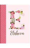 Elisheva: Personalized Lined Journal with Inspirational Quotes