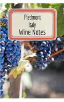 Piedmont Italy Wine Notes