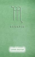 Scorpio: Lined Paper Journal(7 Series)