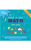 Page a Day Math Addition & Math Handwriting Book 1 Set 2: Practice Writing Numbers & Adding 6 to Numbers 0-5