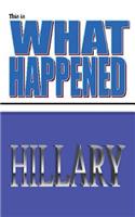 This is what happened Hillary