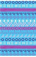 Journal Notebook Tribal Art Pattern Blue: Blank Journal To Write In, Unlined For Journaling, Writing, Planning and Doodling, For Women, Men, Kids, 160 Pages, Easy To Carry Size(19 Journal Notebook Plain 2)