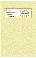 Likeable Inspirational Lovable Youthful Notebook: Lily Bullet Journal with imitation leather texture cover