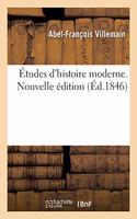 Études d'Histoire Moderne. Nouvelle Édition