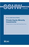 Private Equity Minority Investments