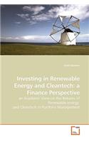 Investing in Renewable Energy and Cleantech