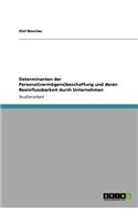 Determinanten der Personal(vermögens)beschaffung und deren Beeinflussbarkeit durch Unternehmen