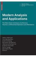 Modern Analysis and Applications