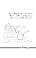 Besov Regularity of Stochastic Partial Differential Equations on Bounded Lipschitz Domains