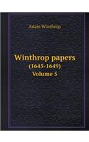 Winthrop papers (1645-1649). Volume 5