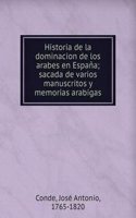 Historia de la dominacion de los arabes en Espana