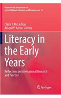 Literacy in the Early Years