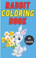 Rabbit Coloring Book for Kids Age 2 - 7 Years. Drawing and Coloring Book for Early Learners.