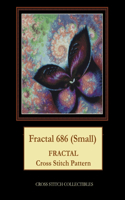 Fractal 686 (Small): Fractal Cross Stitch Pattern