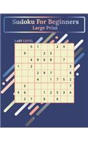 Sudoku For Beginners Large Print