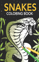 Snakes Coloring Book
