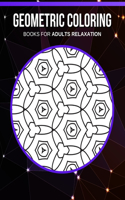 Geometric coloring books for adults relaxation