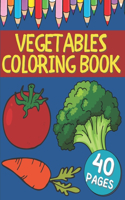 Vegetables Coloring Book