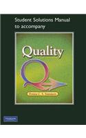 Student Solutions Manual for Quality