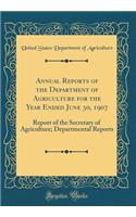 Annual Reports of the Department of Agriculture for the Year Ended June 30, 1907: Report of the Secretary of Agriculture; Departmental Reports (Classic Reprint)