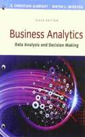 Bundle: Business Analytics: Data Analysis & Decision Making, Loose-Leaf Version, 6th + Mindtap Business Statistics, 1 Term (6 Months) Printed Access Card for Albright/Winston's Business Analytics: Data Analysis & Decision Making