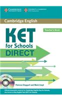 KET for Schools Direct Teacher's Book with Class Audio CD