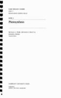 Basic Biology Course Unit 3: Volume 6, Photosynthesis