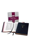 NIV Wide Margin Reference Edition black goatskin NI206WM