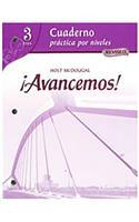 Cuaderno: Practica Por Niveles (Student Workbook) with Review Bookmarks Level 3