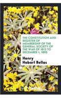 The Constitution and Register of Membership of the General Society of the ...