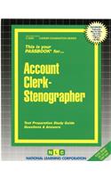 Account Clerk-Stenographer