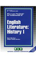 English Literature: History I