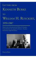 Letters from Kenneth Burke to William H. Rueckert, 1959-1987: (English)