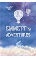 Emmett's Adventures: Softcover Personalized Keepsake Journal, Custom Diary, Writing Notebook with Lined Pages(414 Journey to Imagination)