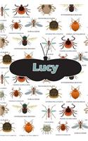 Lucy: Bug Insect Comic Book Notebook Journal Book 120 Pages 6x9