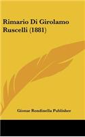 Rimario Di Girolamo Ruscelli (1881)