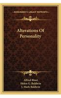 Alterations of Personality