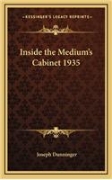 Inside the Medium's Cabinet 1935