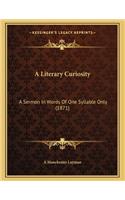A Literary Curiosity