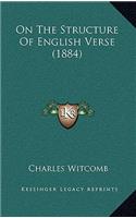 On the Structure of English Verse (1884)