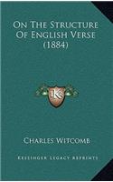 On the Structure of English Verse (1884)