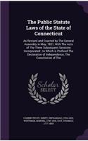 The Public Statute Laws of the State of Connecticut