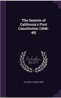 Genesis of California's First Constitution (1846-49)