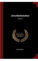 ACTA Mathematica; Volume 2