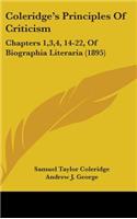 Coleridge's Principles Of Criticism