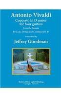 Antonio Vivaldi Concerto in D major for Four Guitars
