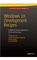 Windows 10 Development Recipes